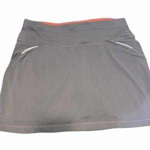 Athleta Gray Skirt with hidden shorts (skort)